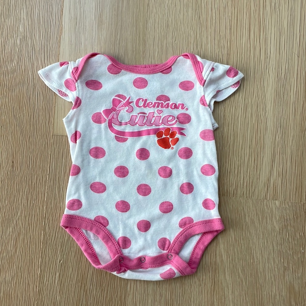 Clemson Cutie Onesie